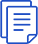 Texte alternatif : Icône bleue de fichier document.